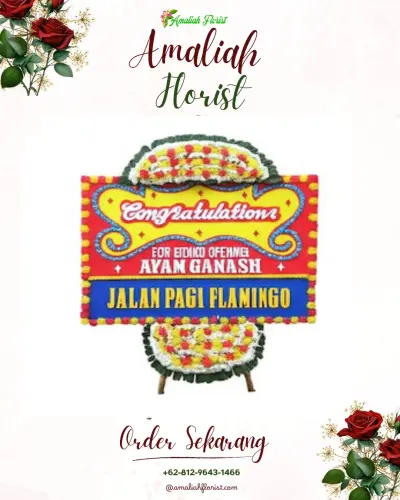 Bunga Papan Congratulation di Tongkaina